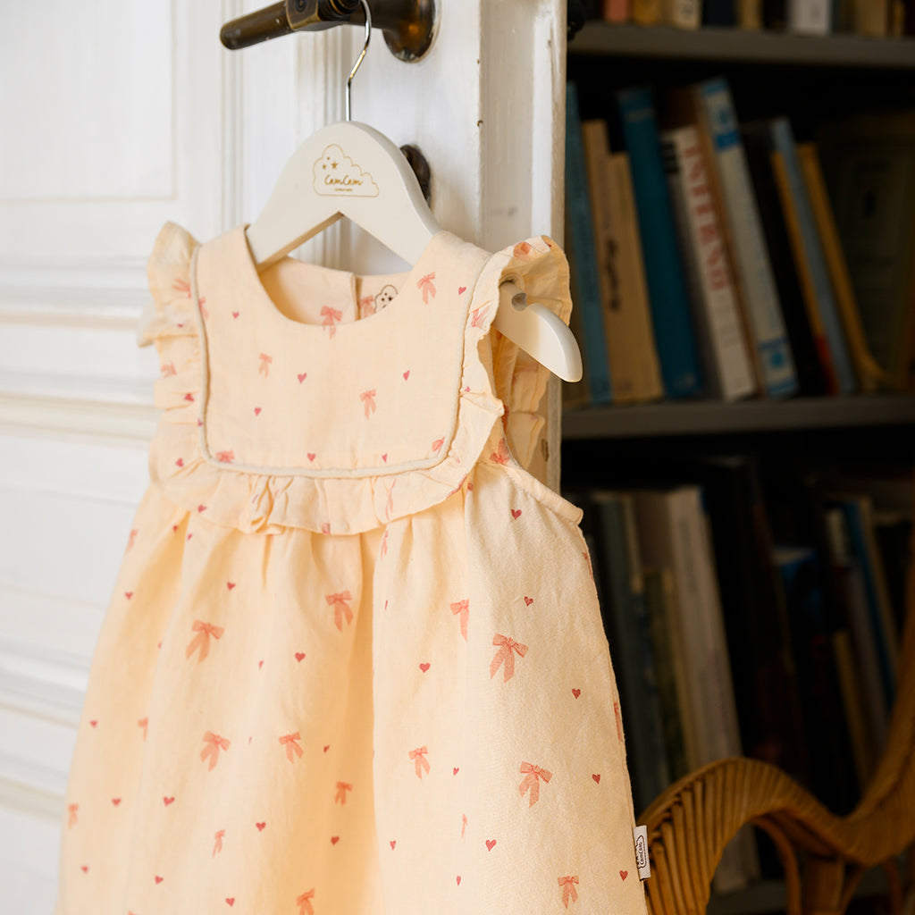 Robe Betty - GOTS - Bows