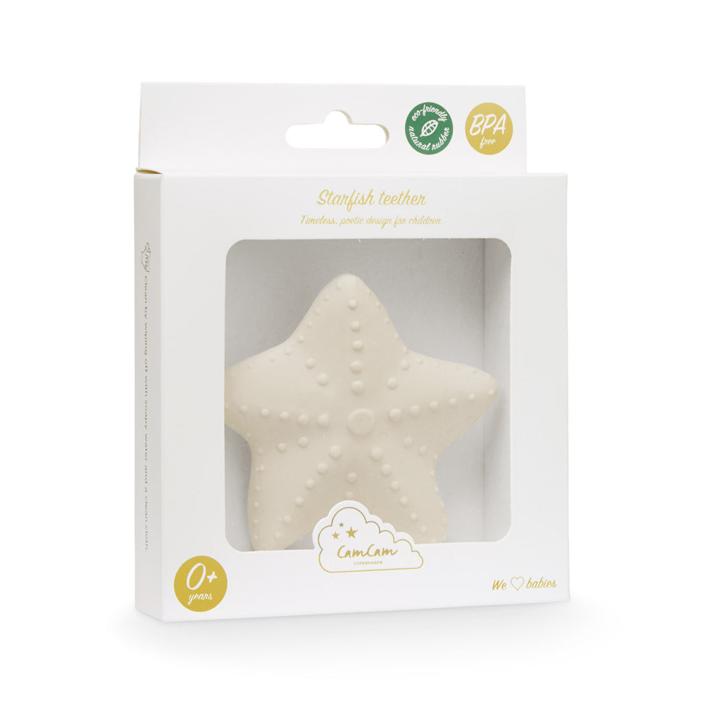 Starfish Teether - Classic Grey