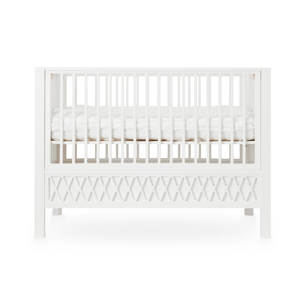 Harlequin Lits pour bébé60x120cm, FSC Mix - Blanc