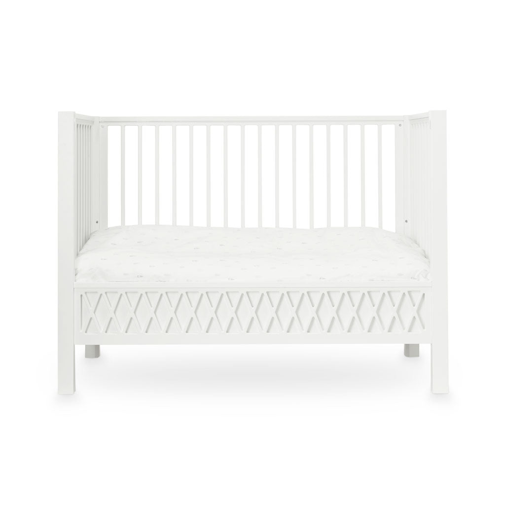 Harlequin Lits pour bébé60x120cm, FSC Mix - Blanc