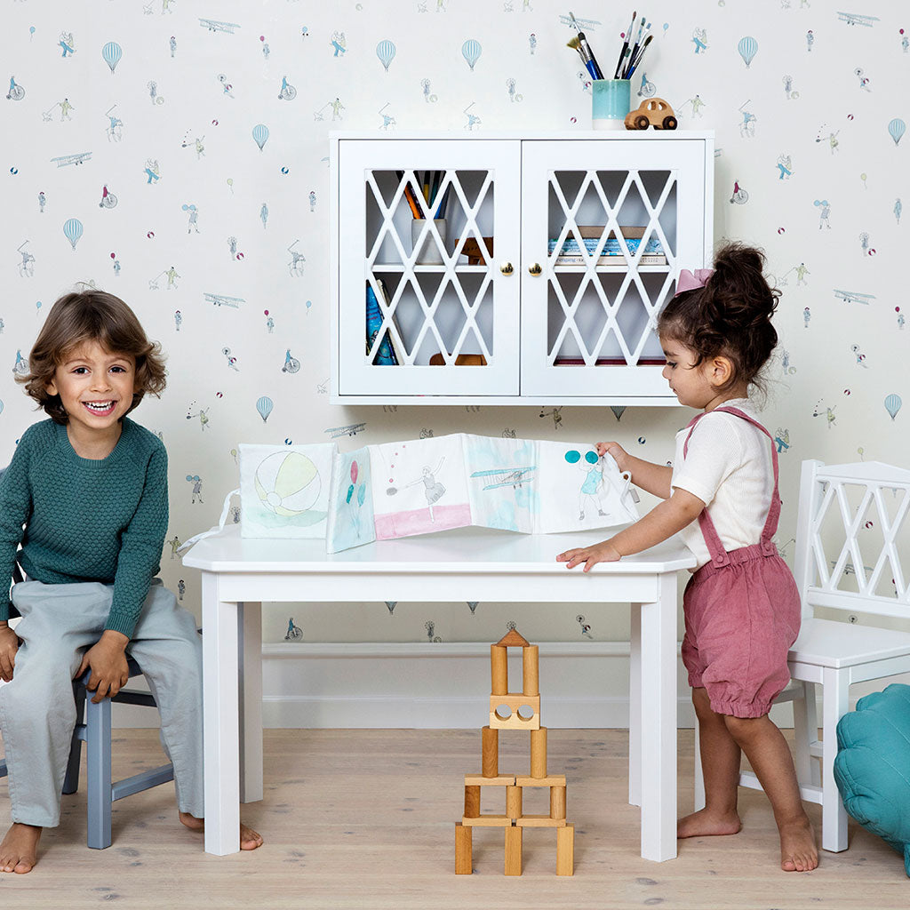 Harlequin enfant Table - Blanc