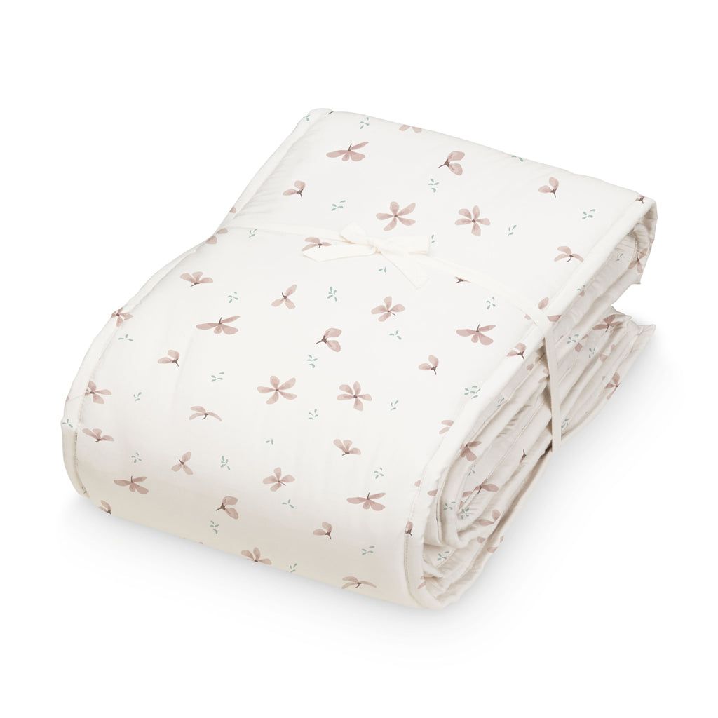 Cot Bumper - OCS Windflower Creme